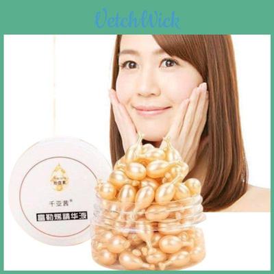 Fullerenes Placenta Essence Capsules For Deep Hydration And Skin Brightening