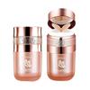 Rose Era BB Cream Primer: Butterfly Cushion Puff, Non-Caking, Anti-Smudging, Skin-Tone Brightening Liquid Foundation