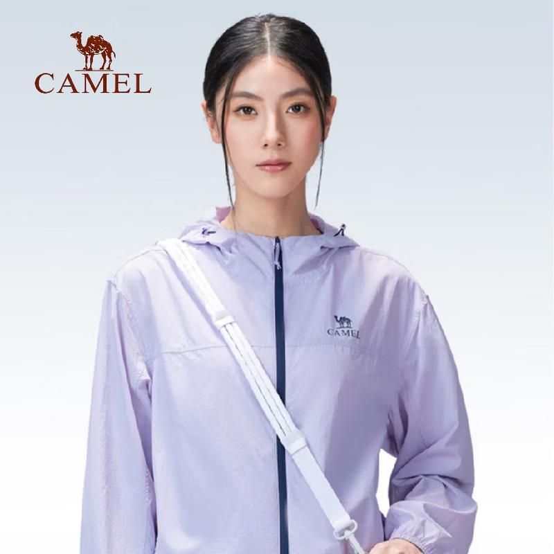 CAMEL Women s Cooling Water-Repellent Hooded Outdoor Jacket M