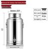 Morona Food-Grade 304 Stainless Steel Multi-Purpose Barrel with Faucet and Lid