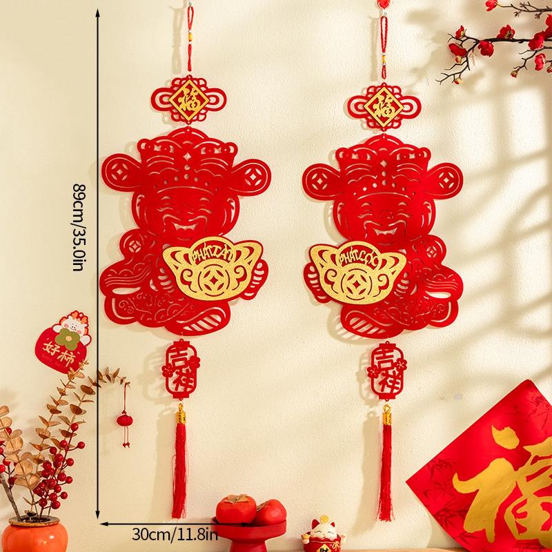 

Вьетнамский Новый год Кисточки Подвески Праздник Весны Подвесное украшение Декор для подвешивания на дверь или стену Новогоднее украшение для дома