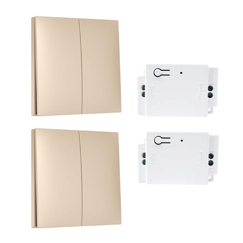 Self-Powered Wireless Switch: Stick-On Multi-Control Remote for 86-Type Panels, No Wiring Needed