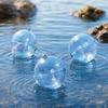 Galleggiante da Pesca Riempibile d'Acqua 25/32/40/47MM, Galleggiante Regolabile Trasparente per Amo da Mosca, Galleggiante Sfera d'Acqua per Pesca alla Carpa