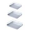 Pan Cookie with Wire Rack Heavy Duty Bakeware Bread Pans Cooling Oven Tray for Hotels