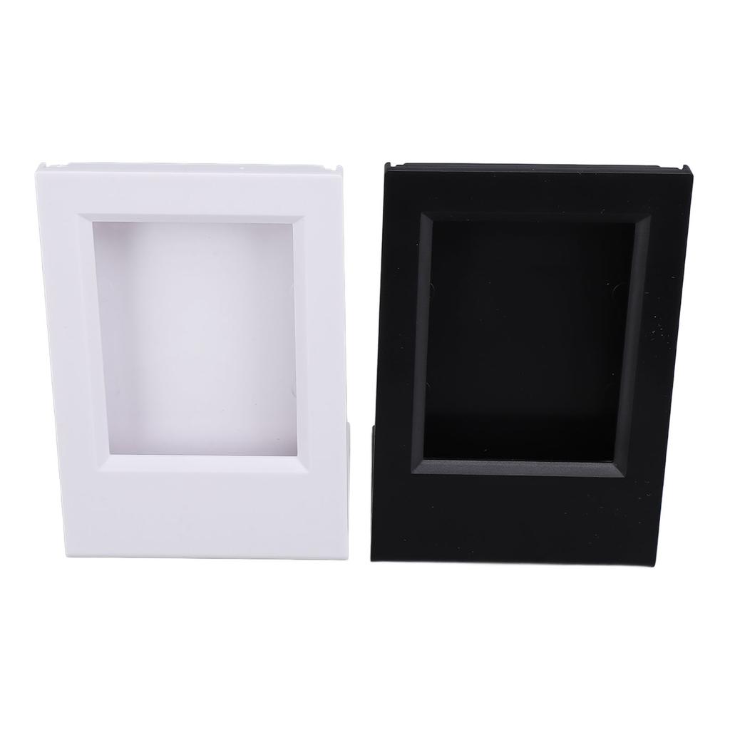 2pcs L Shape Photo Frame Acrylic Collectible Decoration Simple Ideal Present Slanted Picture Frame f
