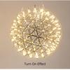 Sparkle Ball Chandelier Wrought Iron Clothing Store Barber Shop Chandelier Bed and Breakfast Tea Room Duplex Floor Lamp