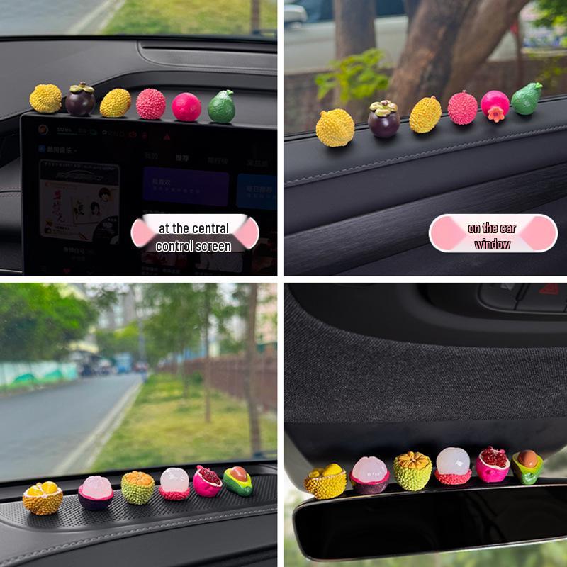 Mini Heilende Auto-Ornamente: Mittelkonsole & Rückspiegel Dekorationen