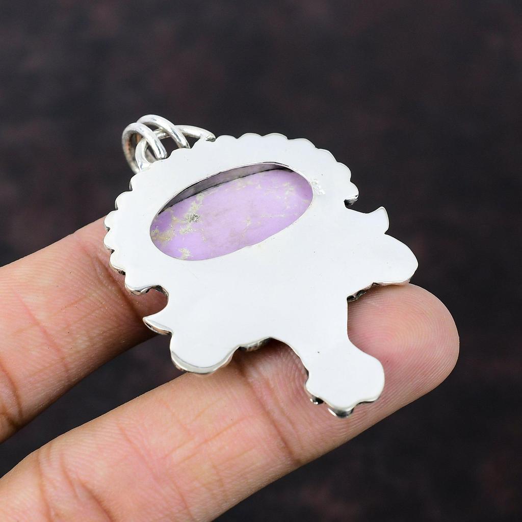 Phosphosiderite Pendant Handmade Ethnic Jewelry 925 Sterling Silver Pendant A One Quality Gemstone Jewelry Gift For Friend Dragonfly Pendant