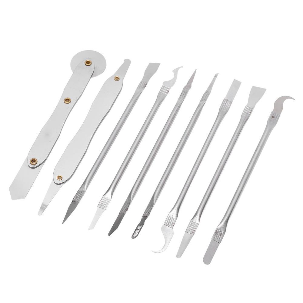 10 PCS Ultra Thin Metal Spatula Set Alloy Steel Repair Tool Kit  Electronics Repair