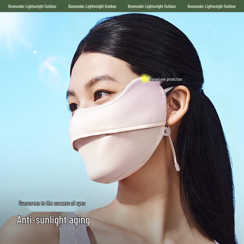 

Beneunder Women s Blush Anti-UV Cooling Face Mask