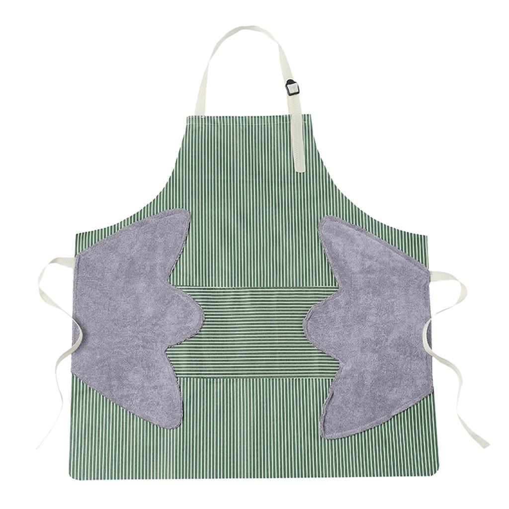Strip Apron Home Kitchen Cooking Wipe Hands Pocket