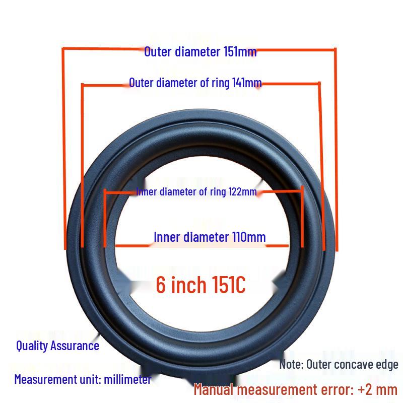 Speaker Repair Rubber Edge Ring - Replacement Folding Parts