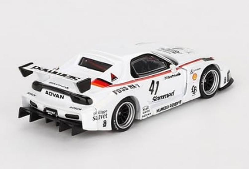 MINI GT X MiJo Exclusives Scale Mazda Silhouette Numero Reserve Finished Product 1/64 RX-7 LB-Super #41 (Right-Hand Drive)