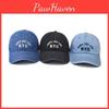 Letter Nyc Embroidered Denim Cap With Curved Brim And Windproof For Use Outdoor