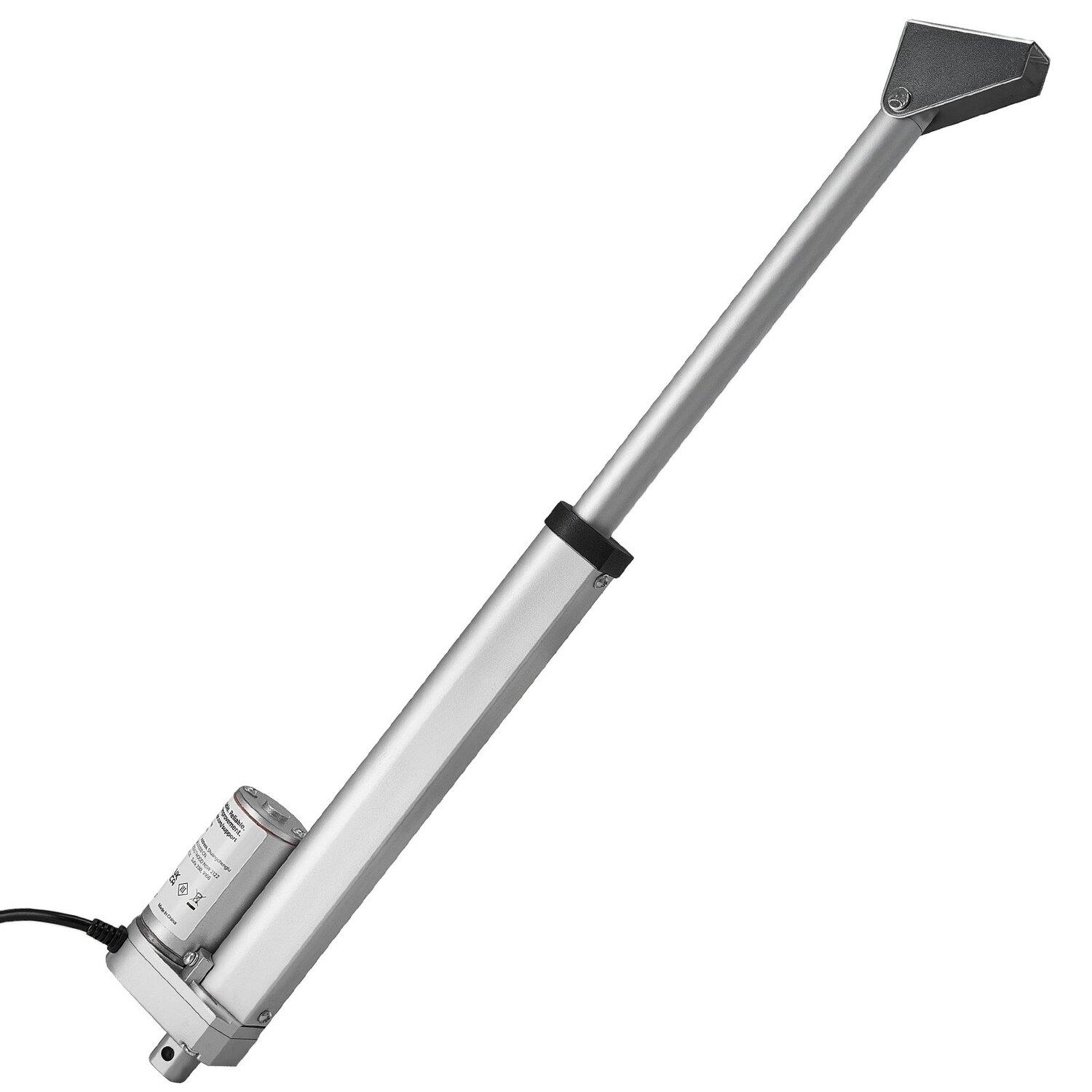12V Linearantrieb, 203,2 mm Hub, 15 mm/s Hohe Geschwindigkeit, 1000 N Linearmotor - mit IP54 Schutz & Montagehalterung für Hubtisch, Ruhesessel