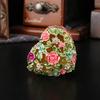 French Creative Enamel Flower Jewelry Box Jewelry Storage Box Wedding Birthday Gift Small Ornament Handicrafts