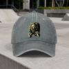 1pc Vintage Werewolf Pattern Washed Baseball Cap Classic Casual Fashion Retro Unisex Allseason Duckbill Hat Adjustable Size Su