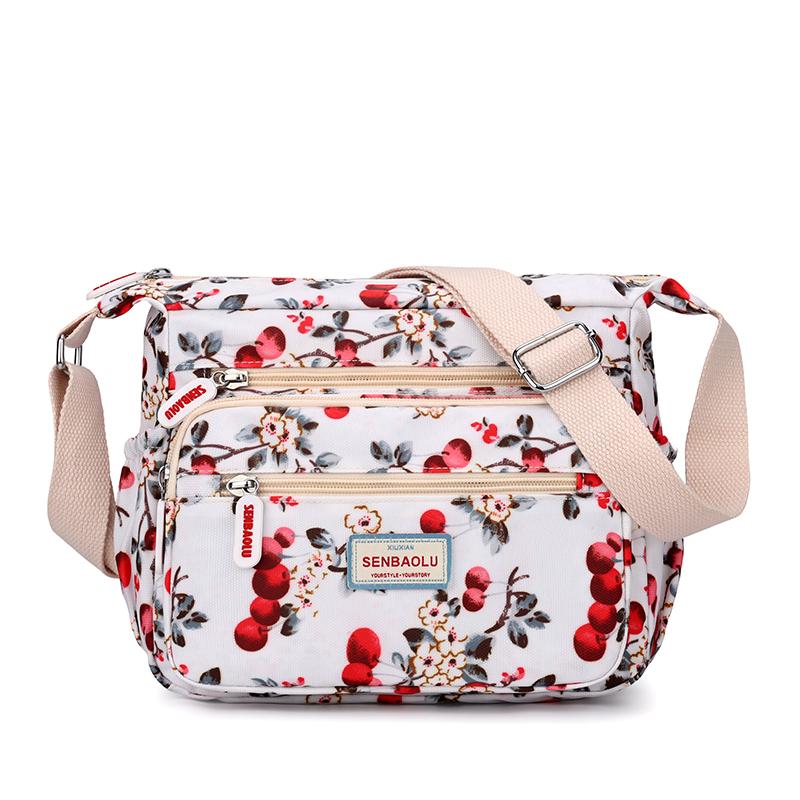 

Нейлоновая женская сумка с принтом, сумка через плечо, сумка кроссбоди, сумка для матери среднего возраста