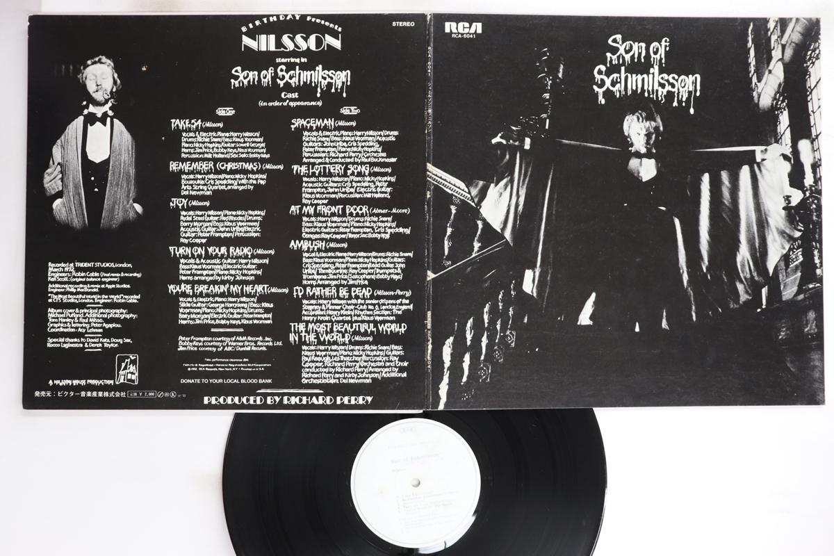 

LP Record NILSSON - Son Of Schmilsson RCA6041PROMO RCA 1972 Japan Rock Used