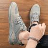 Bequeme Herren Freizeitschuhe Outdoor Atmungsaktives Mesh Sommer Herrenschuhe Neu Rutschfest Leicht Herrenschuhe