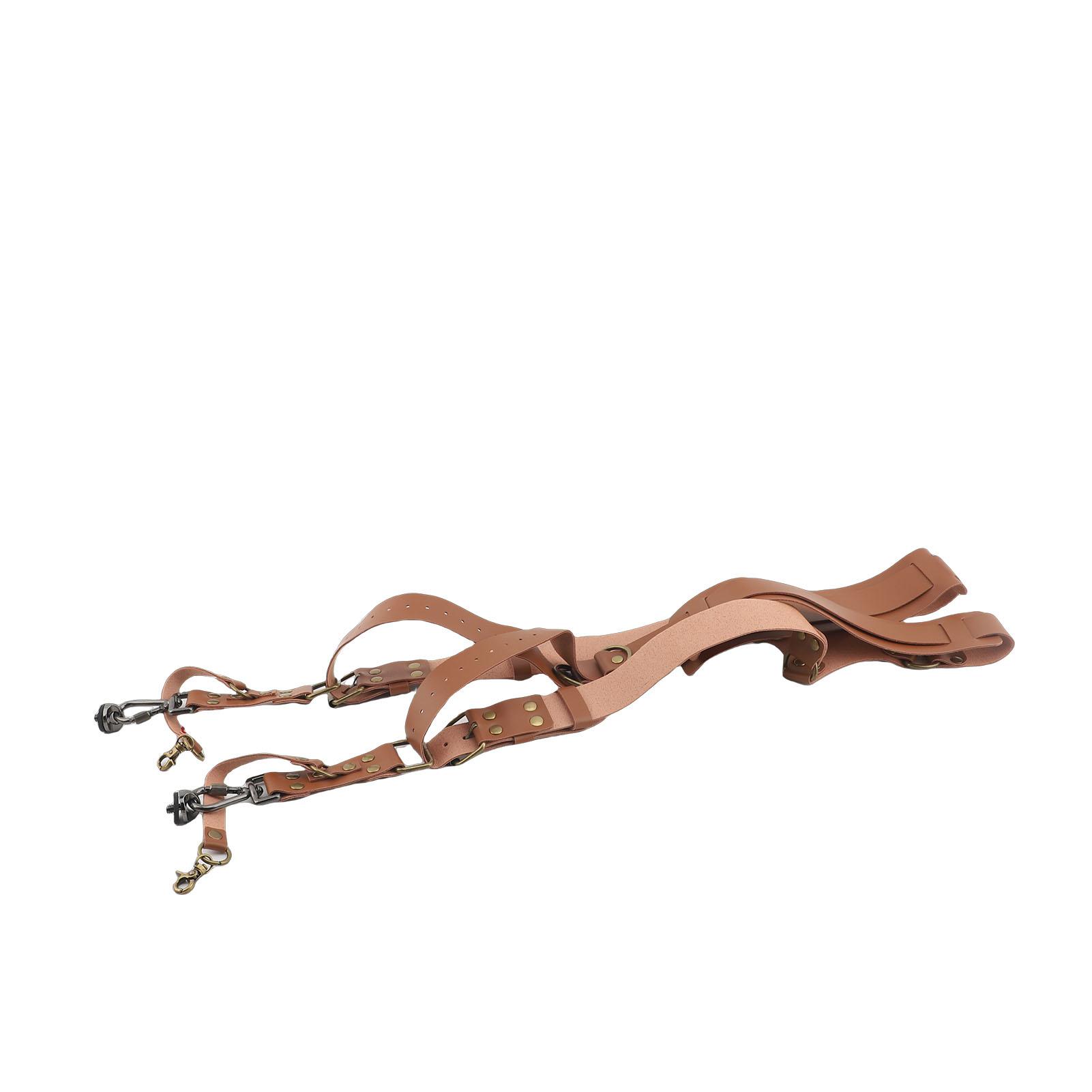 Double Camera Strap Quick Release Microfiber Leather Double Shoulder Strap for Outdoor Photography