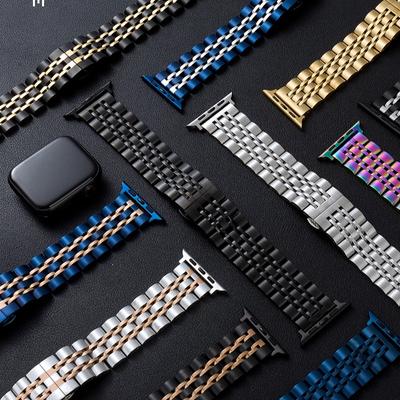 Λουράκι από ανοξείδωτο ατσάλι για apple watch Series 10 9 8 7 6 5 SE λουράκι iwatch 46mm 42mm 45mm 49mm μασίφ μεταλλικό λουράκι