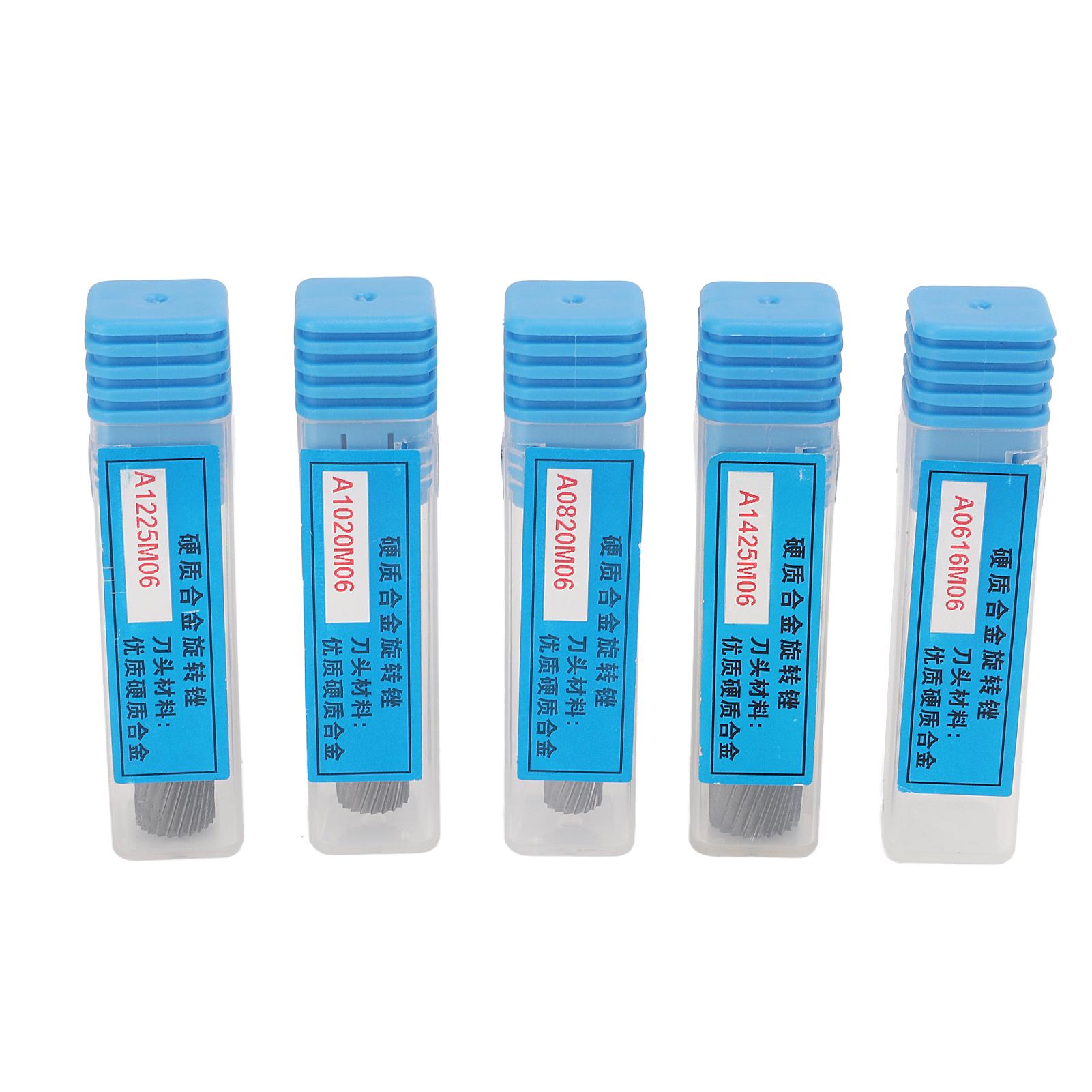 

5 Pcs Carbide Burr Set Single Cut Rotary Files with 6mm 0.24in Shank for Engraving Polishing Drilling