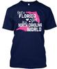 Florida Girl Nc World T-Shirt Made In the USA Size S To 5XL