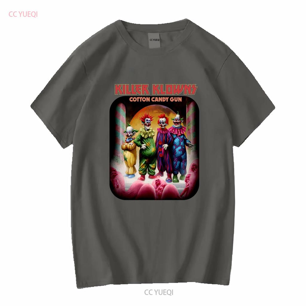 Killer Klowns from Outer Space Movie T Shirt size Small long or short sleeves vintage Washed Casual Unisex fashion