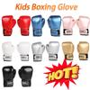 Kids Boxing Gloves Junior Mitts Bag Children Gel Pad Glove PU Boxing Gloves Boxing Training Gloves Kids Sparring Punching Gloves 7