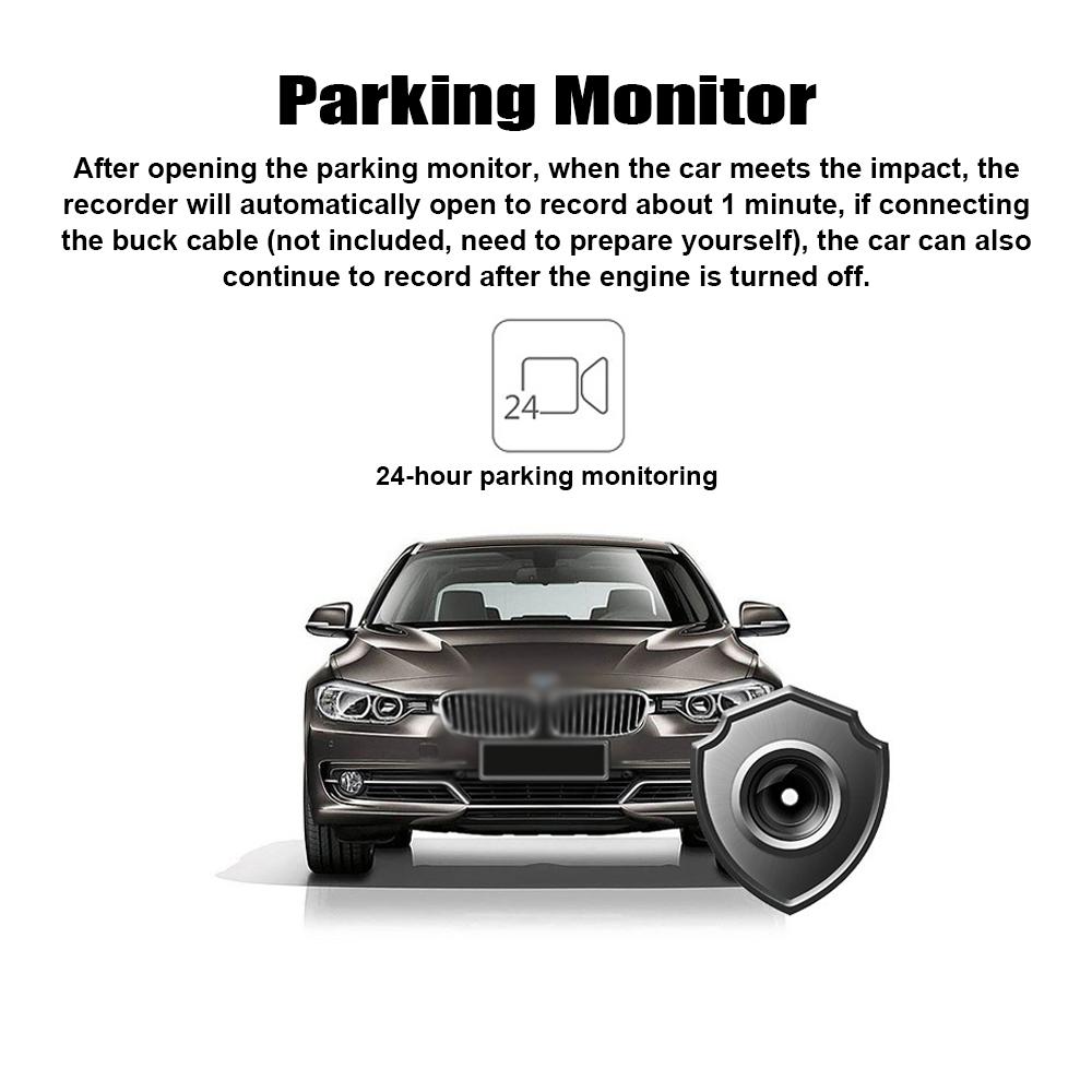 2-i-1 bilopptaker og aromaterapidiffusere 1080P WDR Dash Cam Bilkamera Dashboard Kamera med