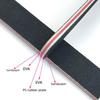 Double-Sided Black Nail File 100/180 - High-Quality Manicure Sand Strip with Straight and Rounded Edges