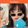 Metal Square Wide Leg Sunglasses With Gray Lenses For Fashion Streetwear And Parties