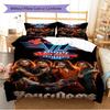 Name Custom VAN HALEN Pattern Bedding Set Quilt Cover Pillowcase Home Decor Gift (1 * Duvet Cover + 2 * Pillowcase, Without Core)