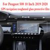 Tempered Glass Protective Film Anti-scratch Film For Peugeot 508 10 Inch 2019 2020 Gps Navigation