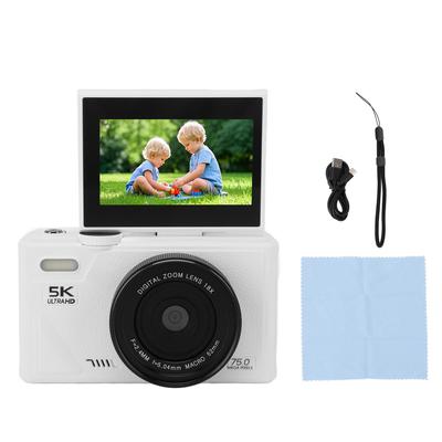 4K Digital Camera 13MP HD 18X Digital Zoom Autofocus Retro Mirrorless Camera with 3 Inch Screen for Travel Photography