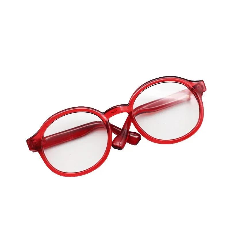For Blythe Labubu Ob22/Ob24 Doll Glasses 20Cm 15Cm Cotton Doll Star Doll Transparent Glasses Accessories