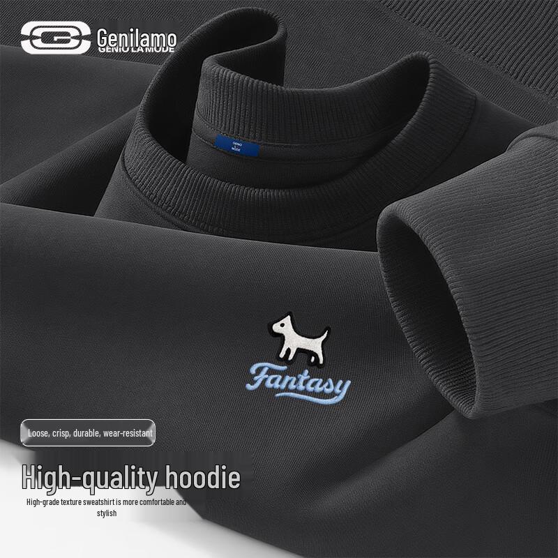 

Men s Casual Round Neck Puppy Print Sweatshirt 3XL