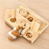 Wooden Hamster Foraging Tray Boredom Breaker Small Pet Toy Smooth Edges