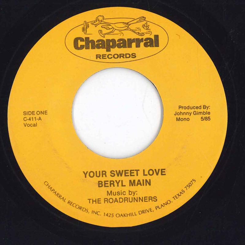 

7inch Record ROADRUNNERS Your Sweet Love C411 CHAPARRAL RECO US Folk Used