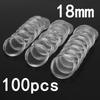 100pcs Coin Capsule Commemorative Transparent Plastic Small Round Supplies