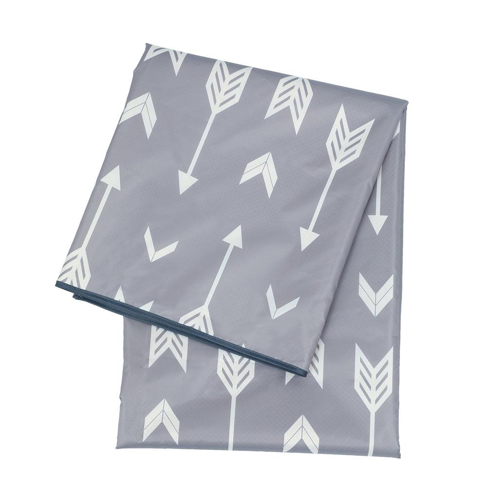 

Children High Chair Mat Picnic Mat Table Mat Anti-dirt Watetproof Machine Wash Antiskid Mat Gray cut head130*130CM#0