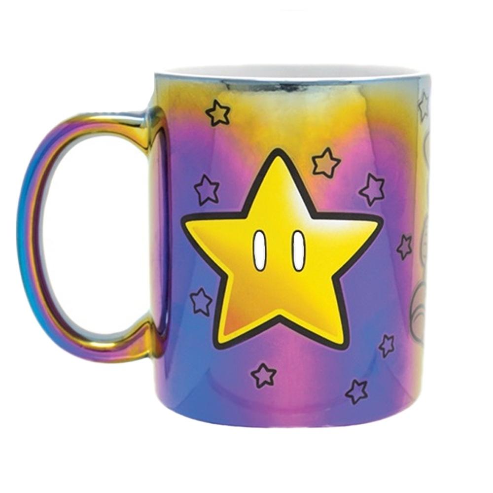 Super Mario Metallic Star 315ml Mug
