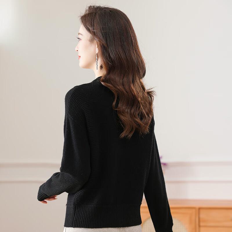 Women's 100% Pure Wool Knitted Cardigan FMLD638