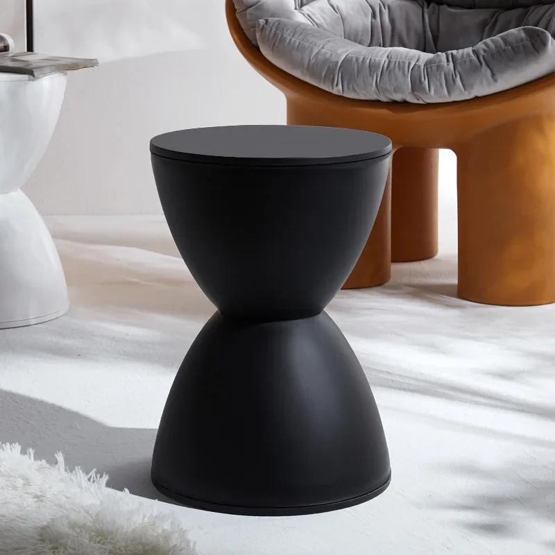 Nordic Style Footstool Creative Change Shoe Round Tea Table Multi-color Thickened Fashion Thickened Plastic Round Stool