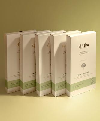 Dalba White Truffle Double Mask Pack [Soothing & Moisturizing] 5BOX (20 Sheets)