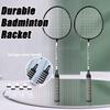 Professional Badminton Set 2Pcs Beginner Exercises Durable Alloy Badminton Racket Teenager Training