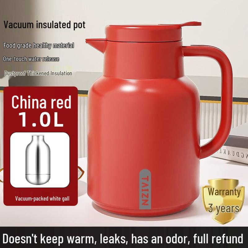 Large Capacity Thermos with 72-Hour Heat Retention, Glass-Lined Insulation - 2026 Model