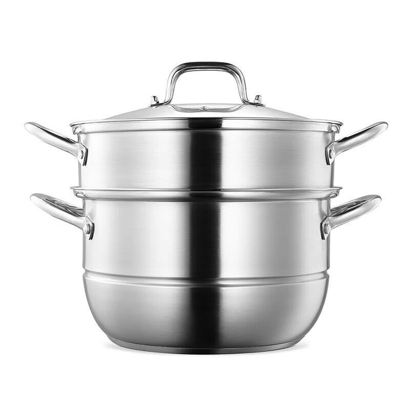 DESLON 28cm Double Layer 304 Stainless Steel Steamer