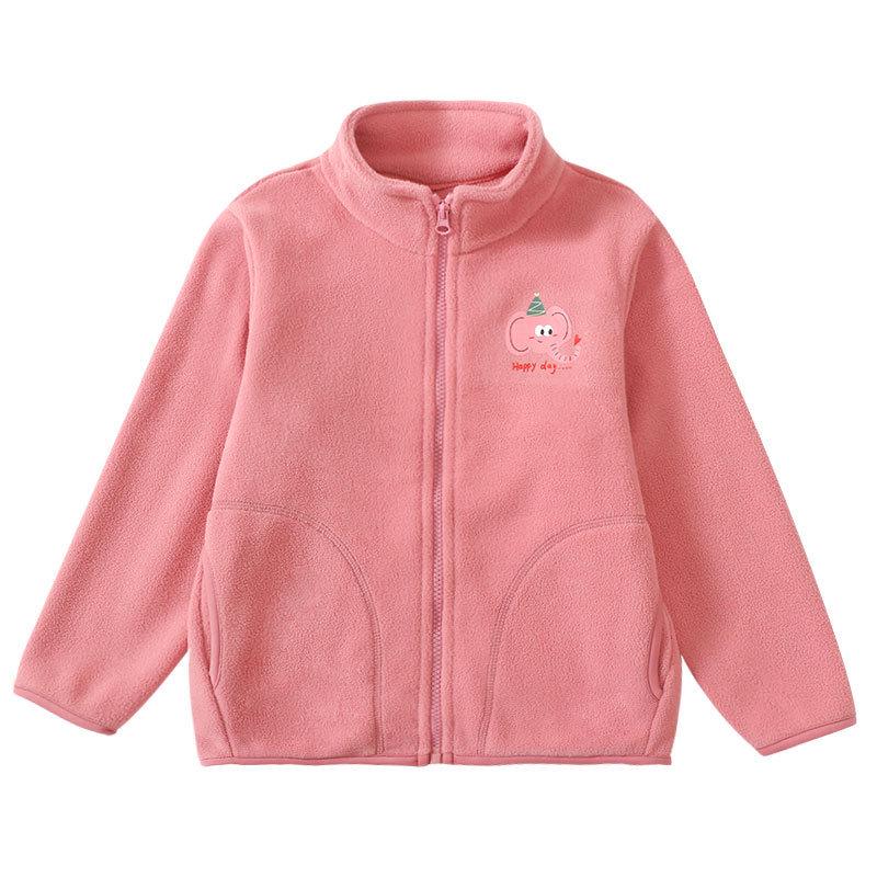 Children's Autumn/Winter Fashion Fleece Top - Casual Big Kids' Clothing, Parent-Child School Uniform, Boys & Girls.